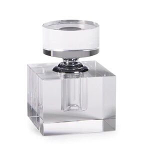 NWOT ZODAX Modern Morocco Large Cube Perfume Bottle